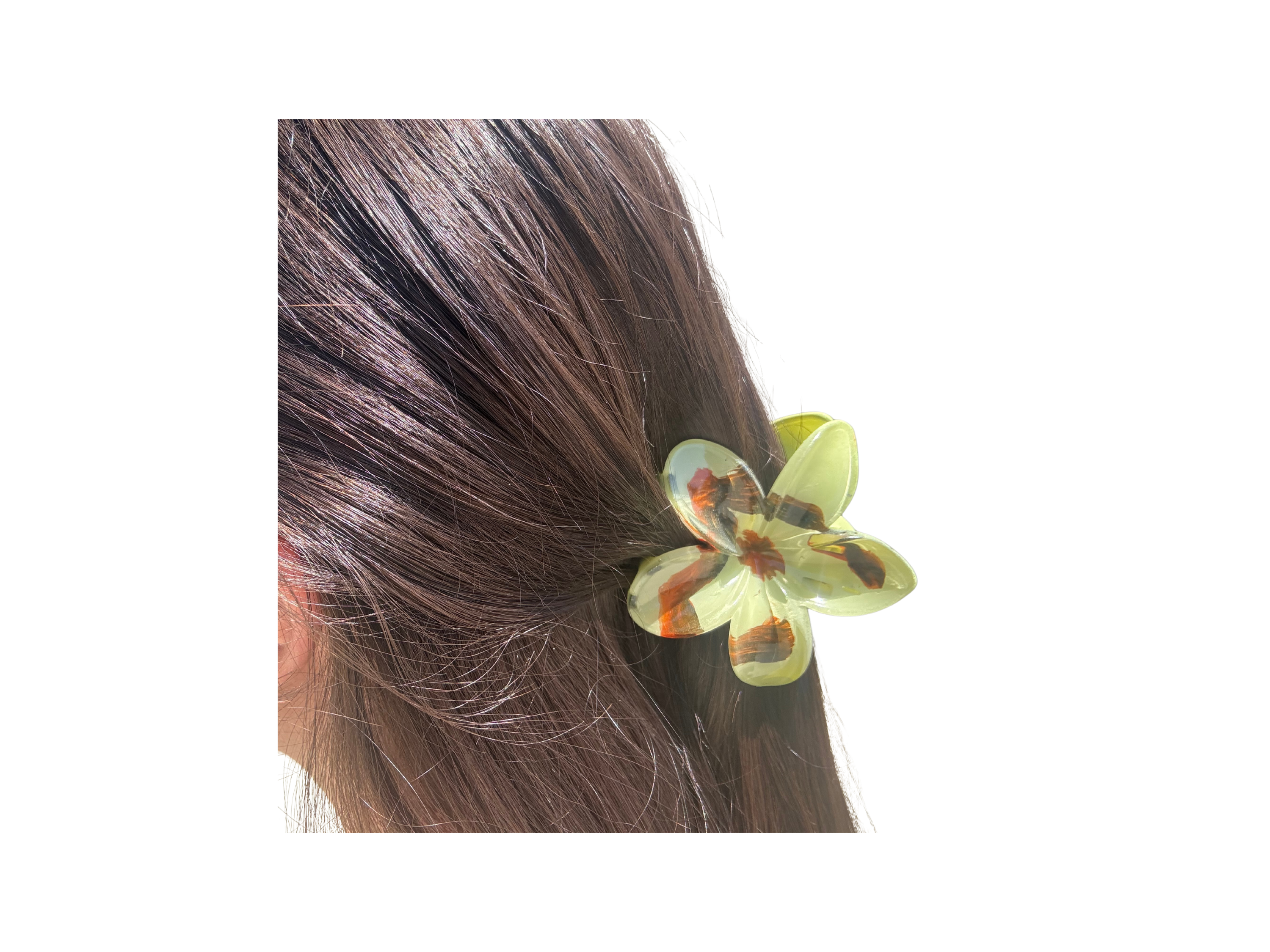 Hair Clip, Tropical Flower Hair Accessory, Floral Barrette, Hawaiian Hair Clip, Summer Hair Gift