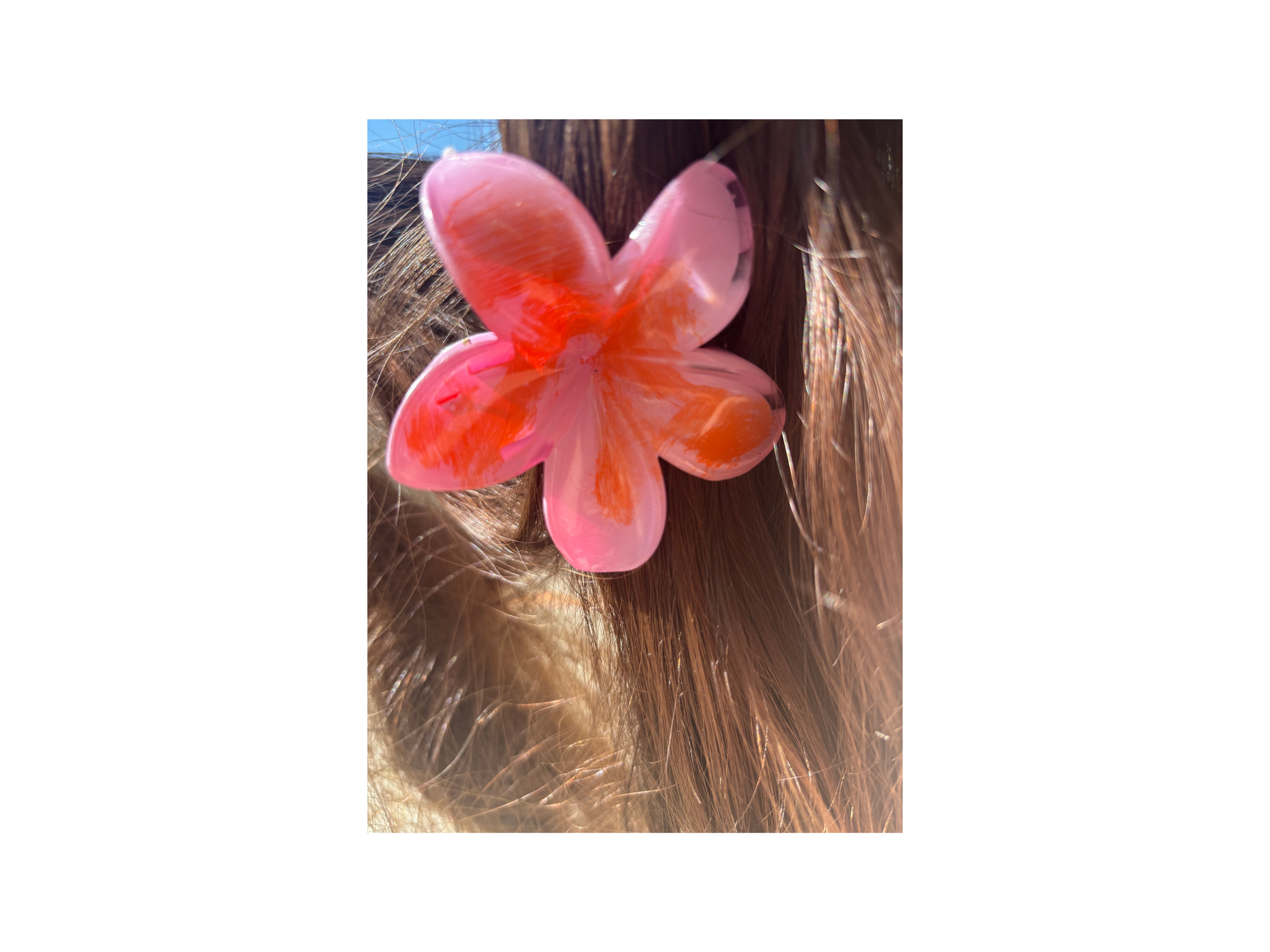 Hair Clip, Tropical Flower Hair Accessory, Floral Barrette, Hawaiian Hair Clip, Summer Hair Gift