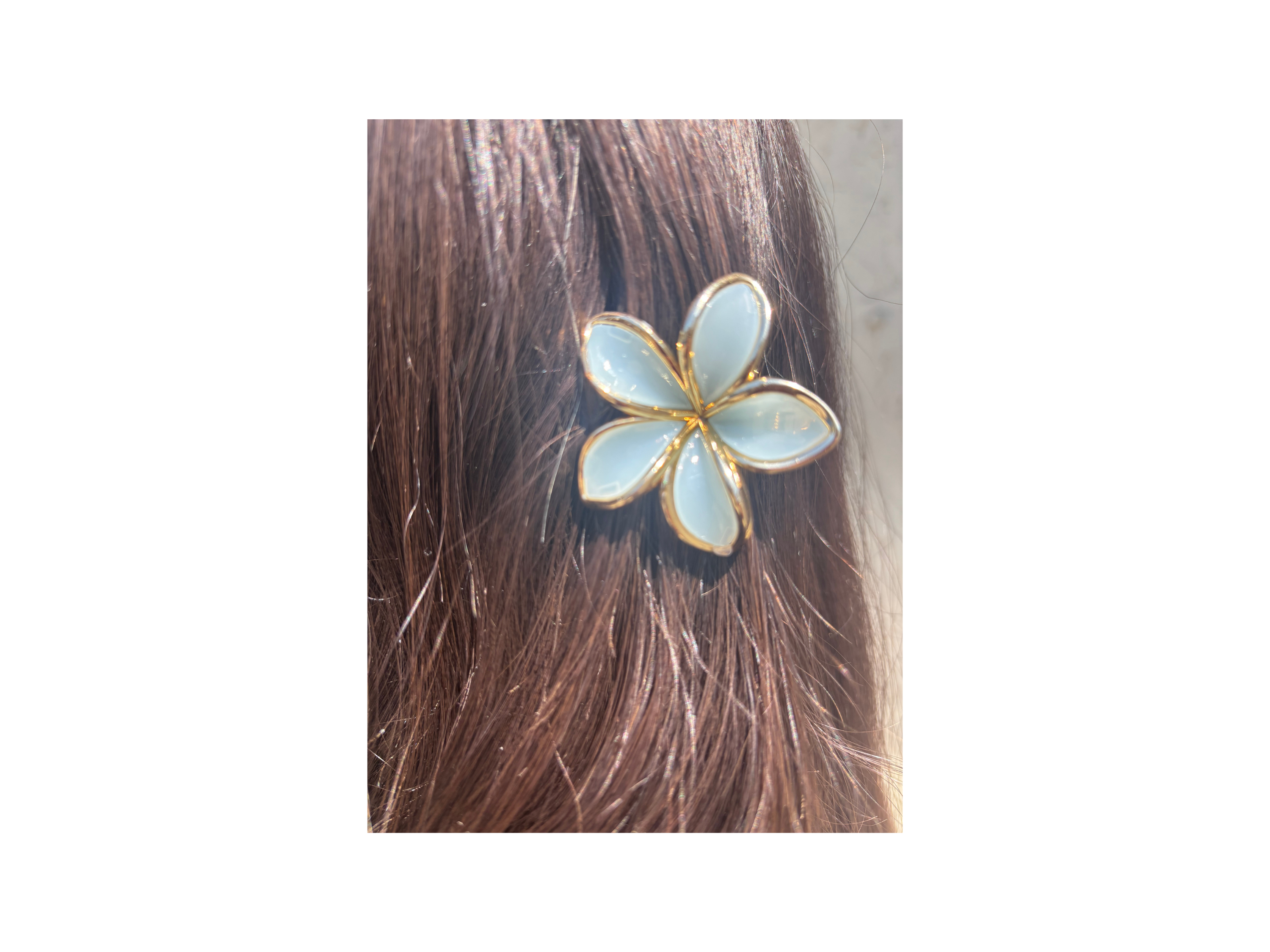 Pink Plumeria Hair Clip, Tropical Flower Hair Accessory, Floral Barrette, Hawaiian Hair Clip, Summer Hair Gift