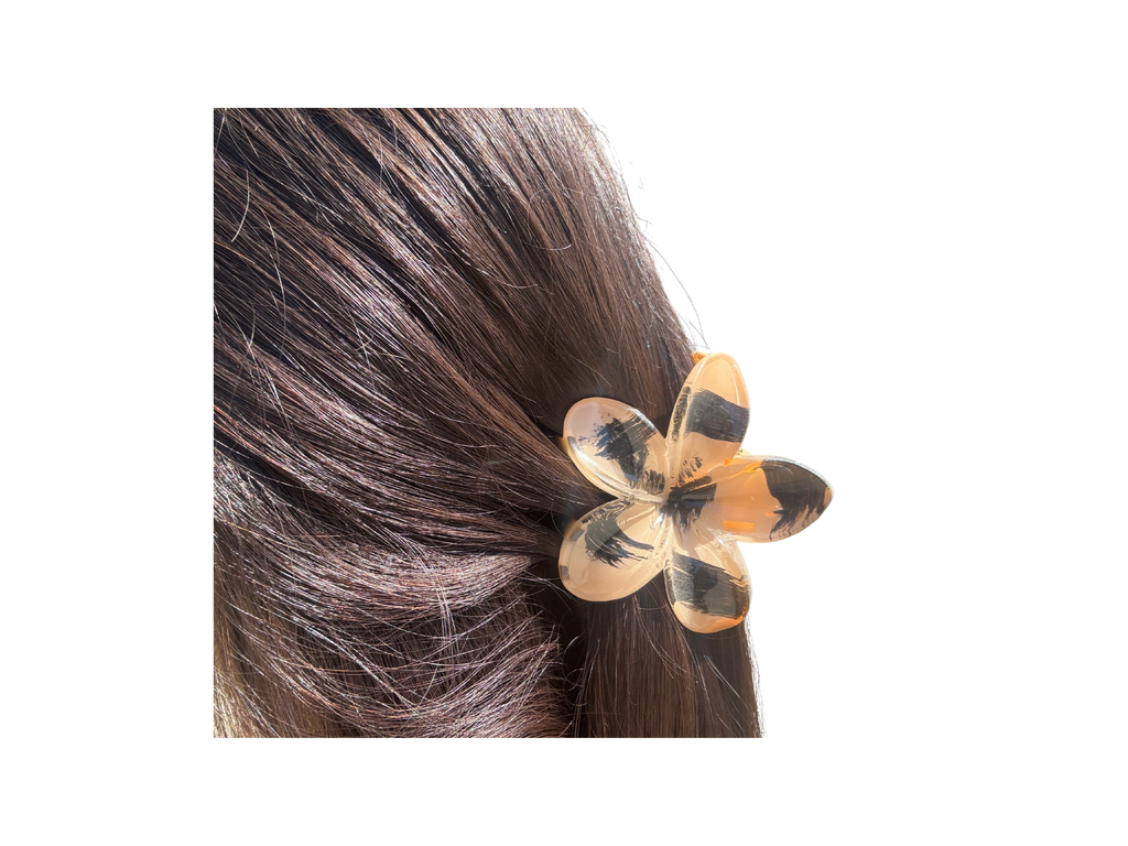 Hair Clip, Tropical Flower Hair Accessory, Floral Barrette, Hawaiian Hair Clip, Summer Hair Gift
